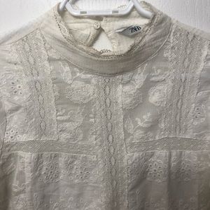 Medium Zara White Top
